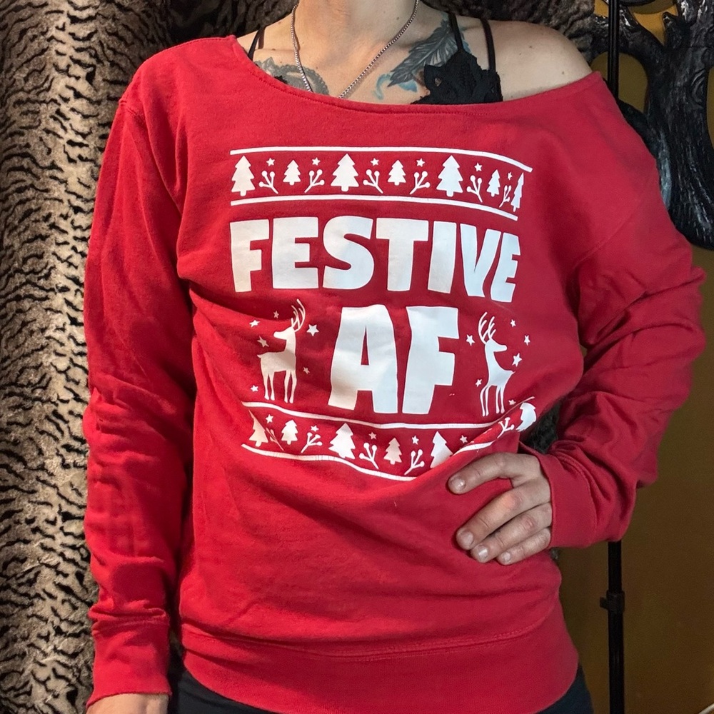Red Festive Sweater